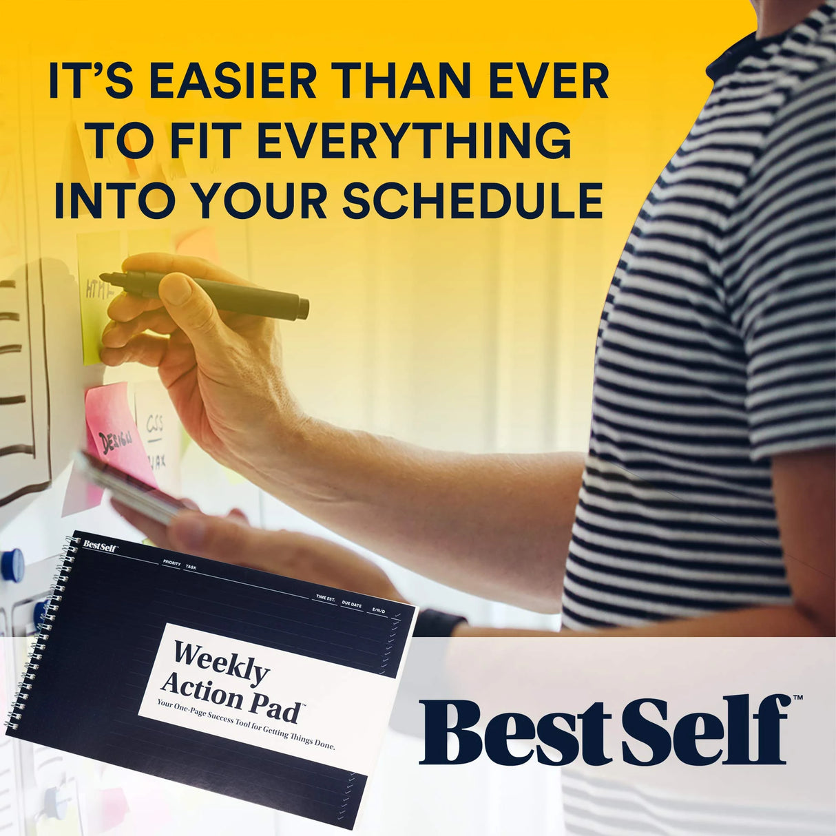 BestSelf Co. Task Planner: 1 Year of Tear-Off Daily To-Do List & Planner.