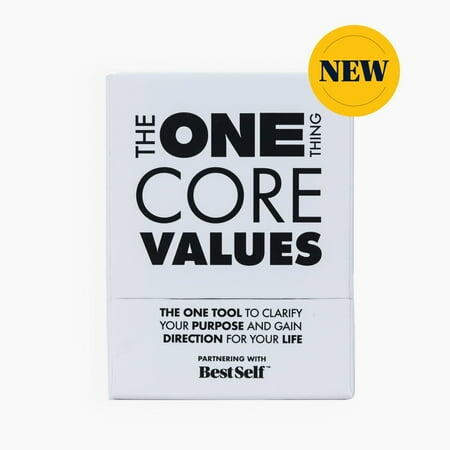 BestSelf Co. The One Thing - Personal Core Values Card Deck.