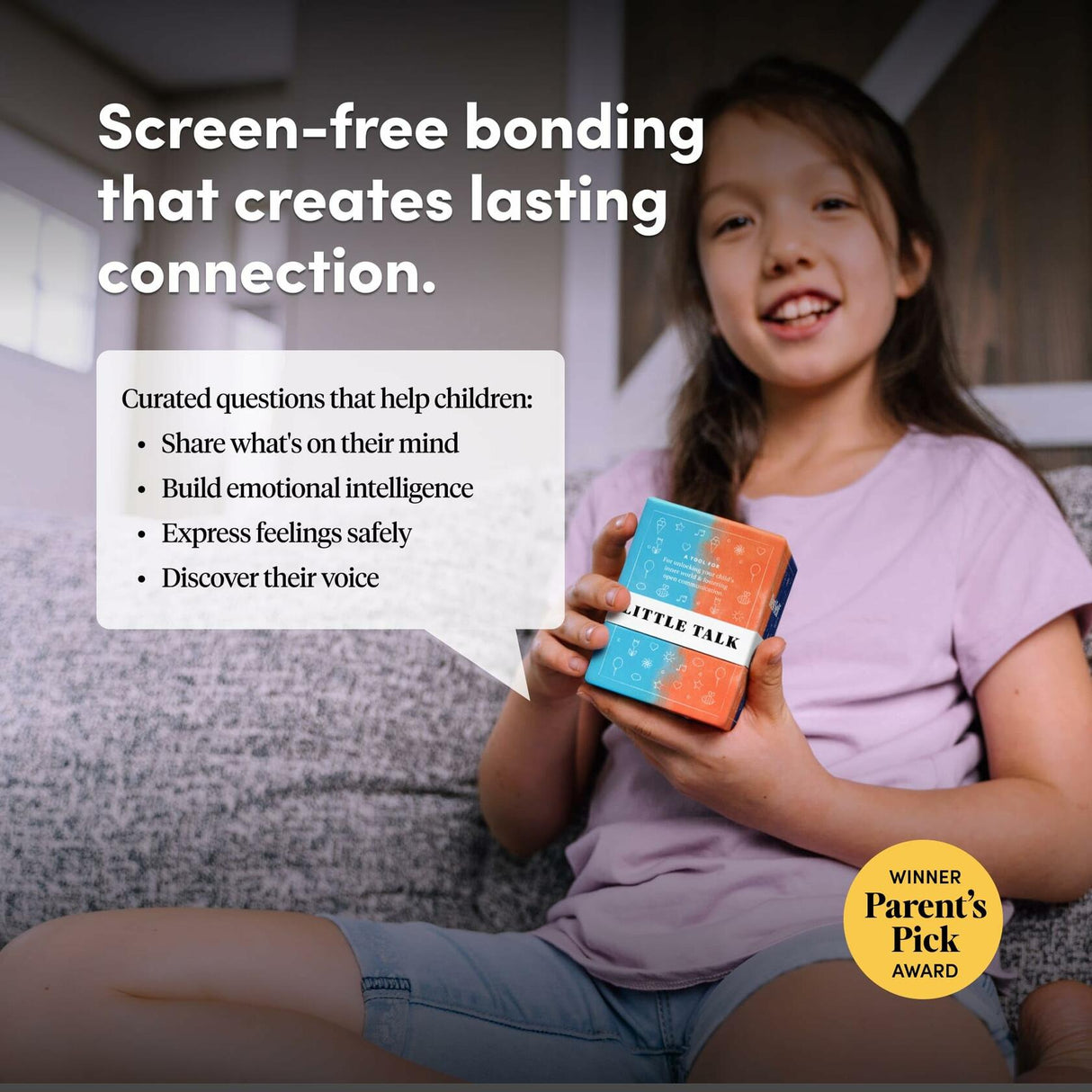 BestSelf Conversation Cards for Kids Little Talk Deck.