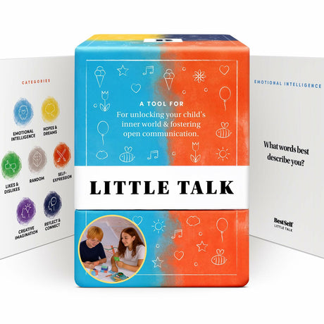 BestSelf Conversation Cards for Kids Little Talk Deck.