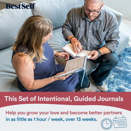 Bestself Relationship Journals + Couples Course 13 Week Guide
