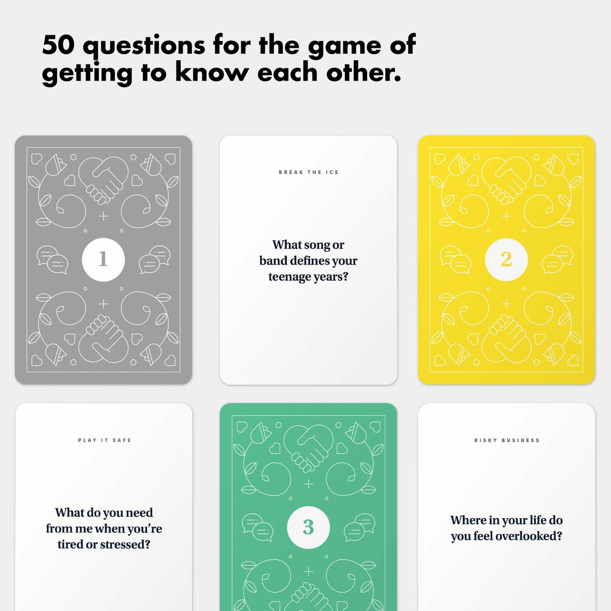 BestSelf Date Deck – 50 Conversation Cards Engaging for Couples.