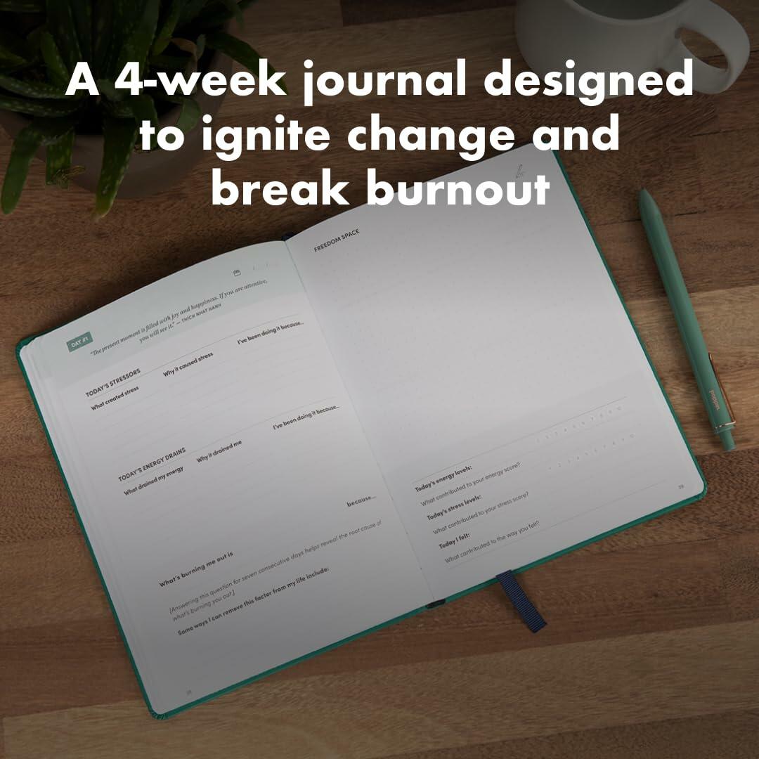 BestSelf Guided Self Care Journal for Mental Health and Overcoming Burnout.