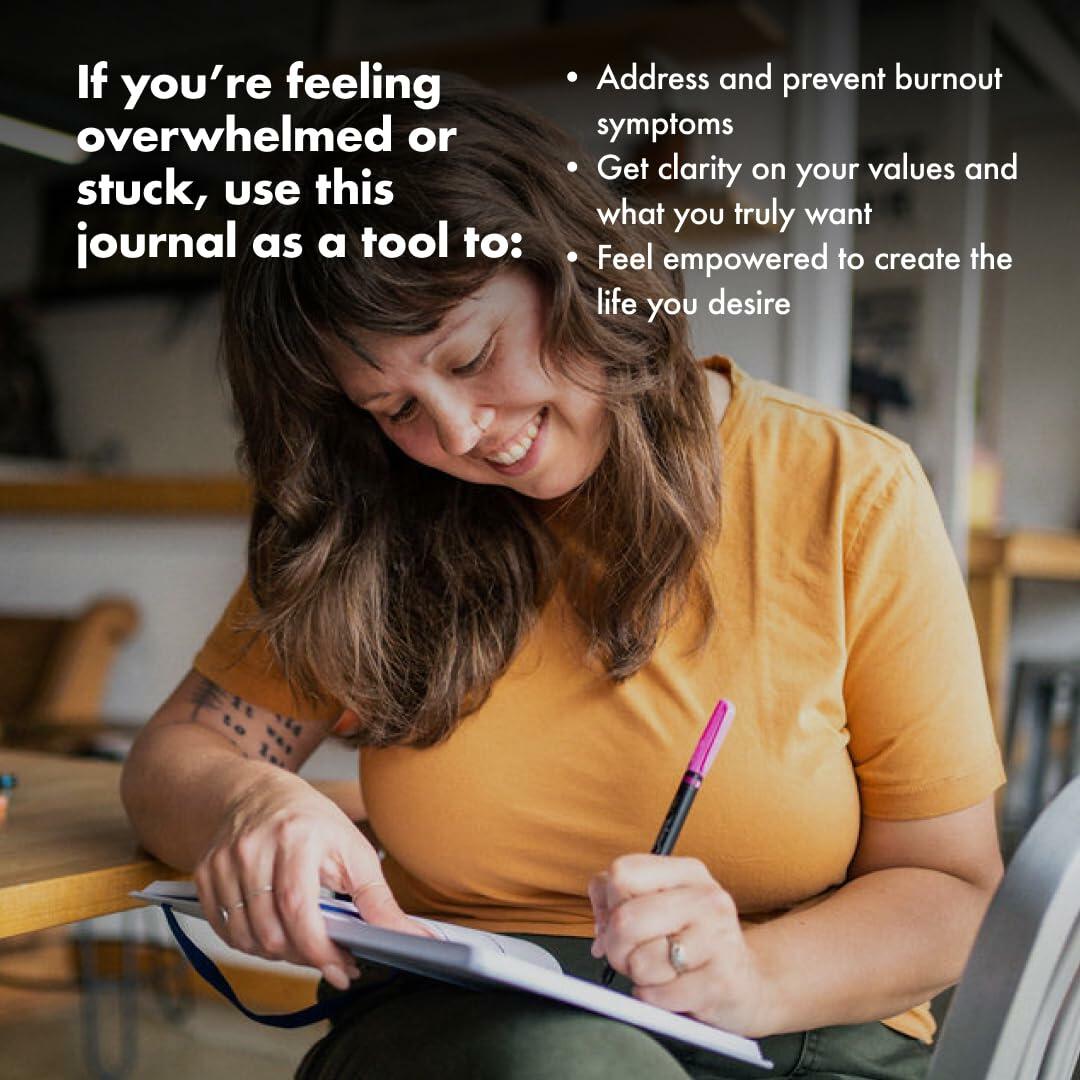 BestSelf Guided Self Care Journal for Mental Health and Overcoming Burnout.
