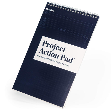 BestSelf Project Action Pad - Daily Task Planner, to-Do List & Action Pad for Boosting Productivity and Effective Project Management.