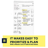 BestSelf Project Action Pad - Daily Task Planner, to-Do List & Action Pad for Boosting Productivity and Effective Project Management.