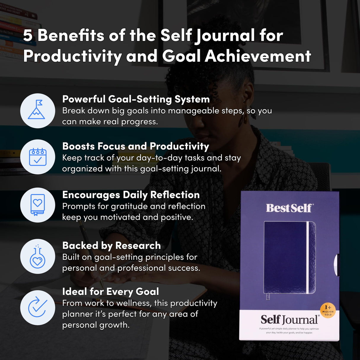 BestSelf Self Journal 13-Week Productivity Journal.