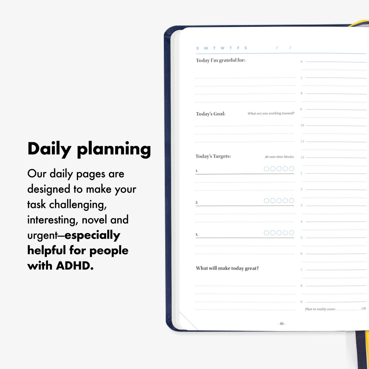 BestSelf Self Journal 13-Week Productivity Journal.