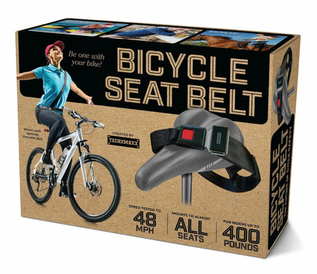 Bicycle Seat Belt Prank Gift Box, Wrap Your Real Present in a Funny Authentic Prank-O Gag Present Box | Novelty Gifting Box for Pranksters 