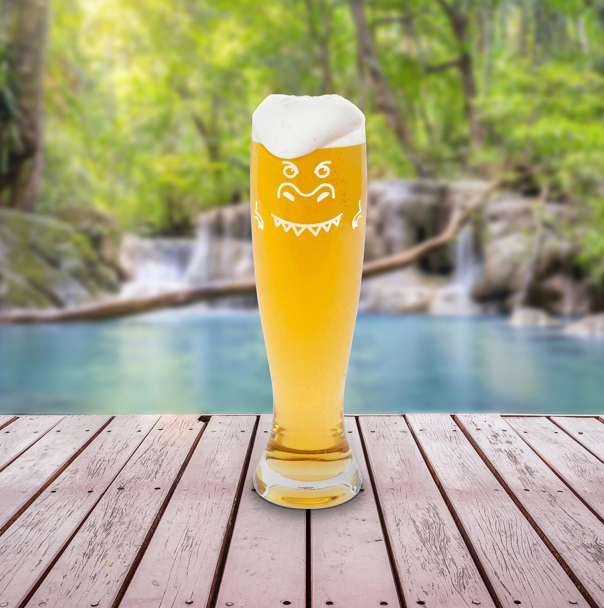 BigMouth Inc Beer-Zilla Giant Beer Glass.