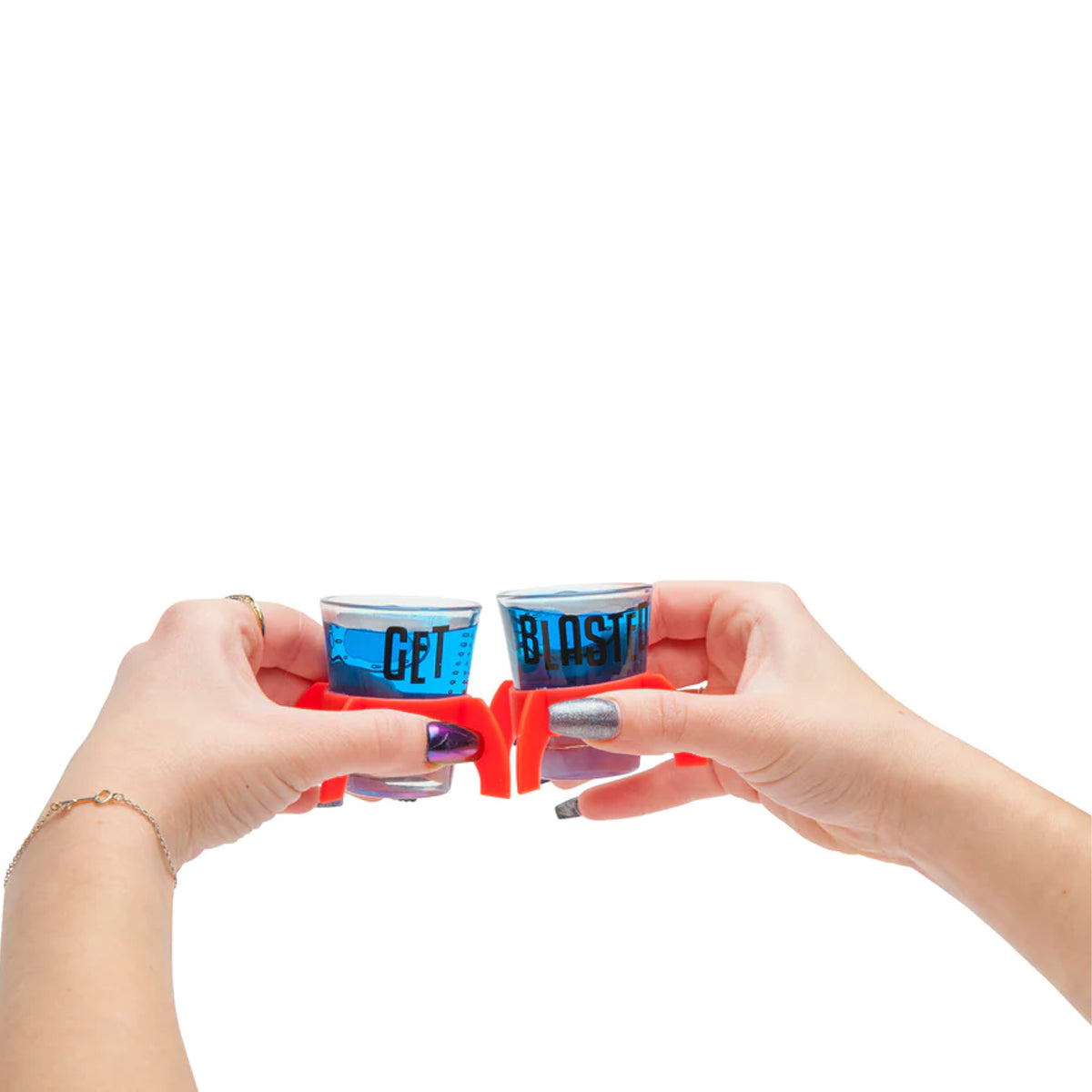 BigMouth Inc Blasted Shot Glass Set - set of 3.