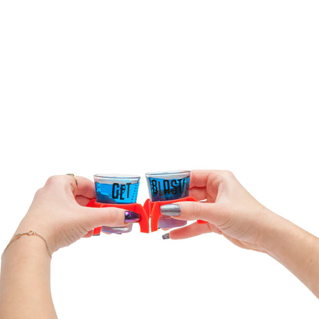 BigMouth Inc Blasted Shot Glass Set - set of 3.