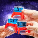 BigMouth Inc Blasted Shot Glass Set - set of 3.