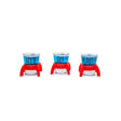 BigMouth Inc Blasted Shot Glass Set - set of 3.
