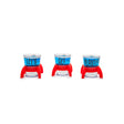 BigMouth Inc Blasted Shot Glass Set - set of 3.