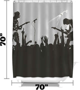 BigMouth Inc Shower Curtain (Rockstar).
