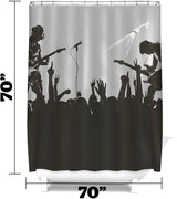 BigMouth Inc Shower Curtain (Rockstar).
