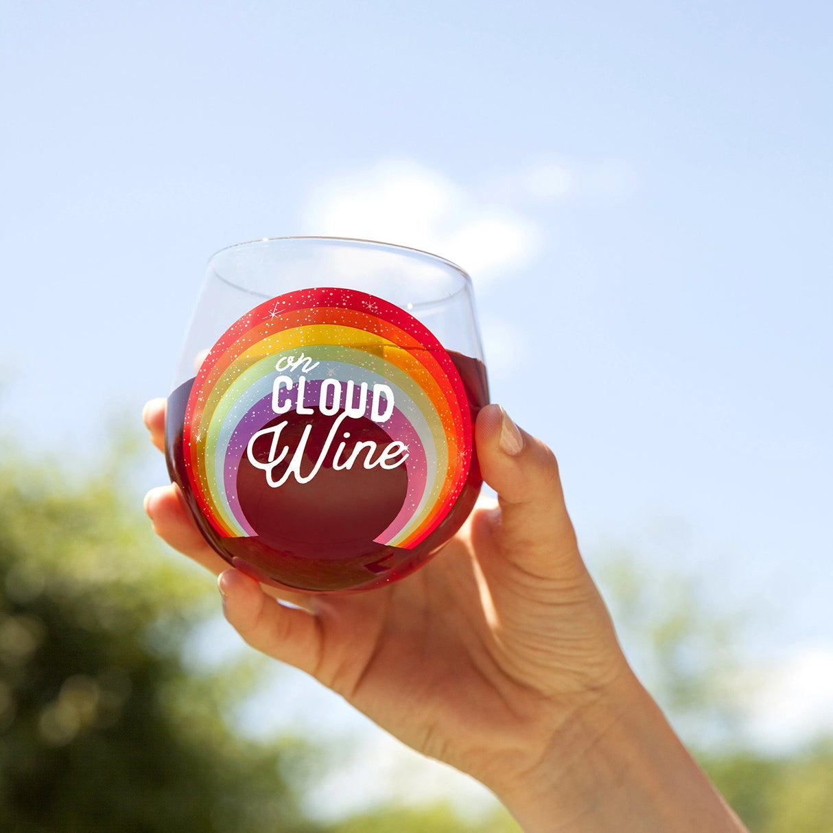 BigMouth Inc Stemless Wine Glass (On Cloud Wine).