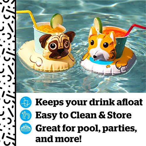 BigMouth Inc. Dog Beverage Boats (2-Pack).
