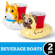 Bigmouth Inc. Dog Beverage Boats (2-Pack)