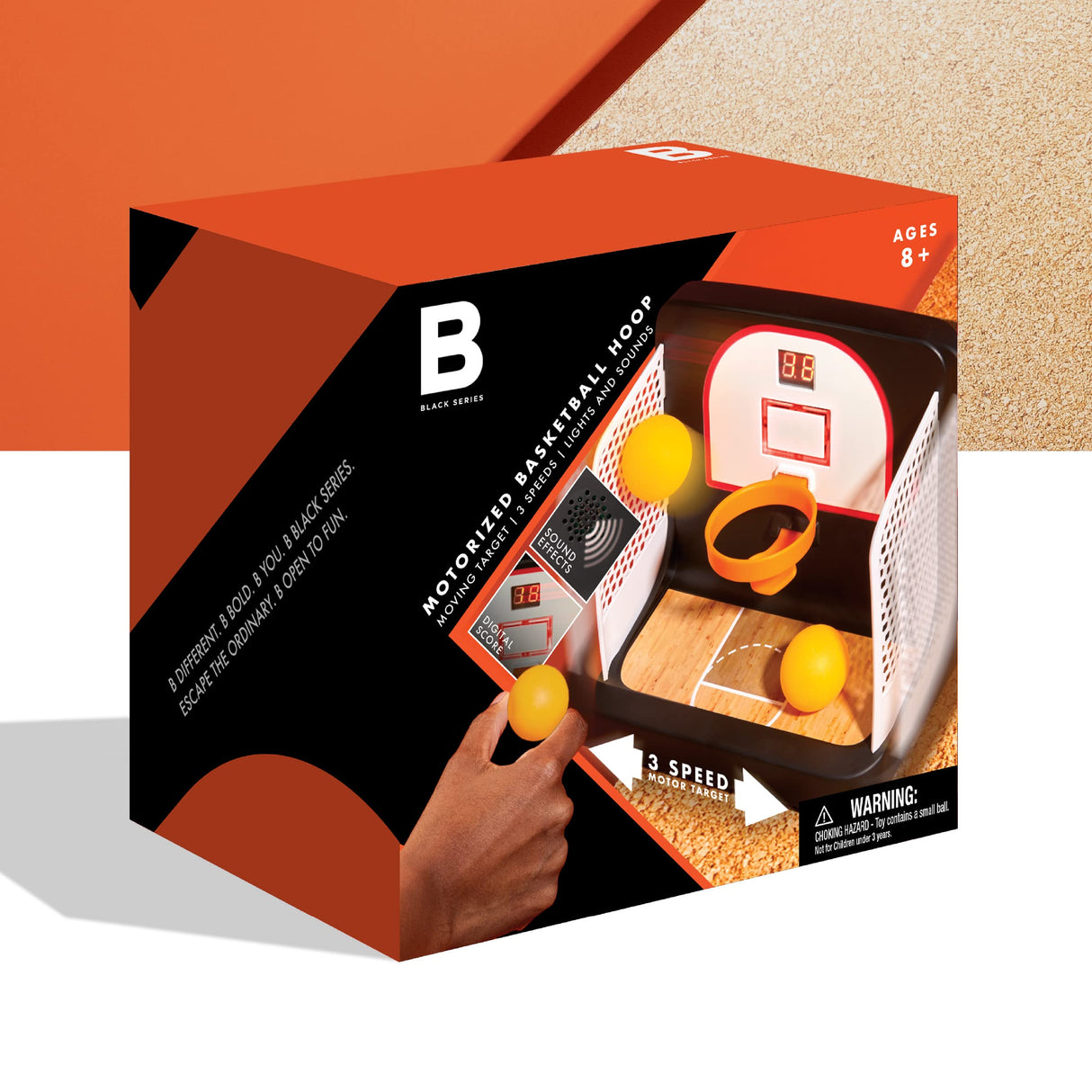 Black Series Motorized Basketball Mini Arcade Game.