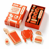 Brass Monkey Loaded Bloody Mary – Balance Game Includes 10 Ridiculous Garnish Shaped Wooden Pieces To Stack, 2+ Players.