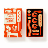 Brass Monkey Loaded Bloody Mary – Balance Game Includes 10 Ridiculous Garnish Shaped Wooden Pieces To Stack, 2+ Players.