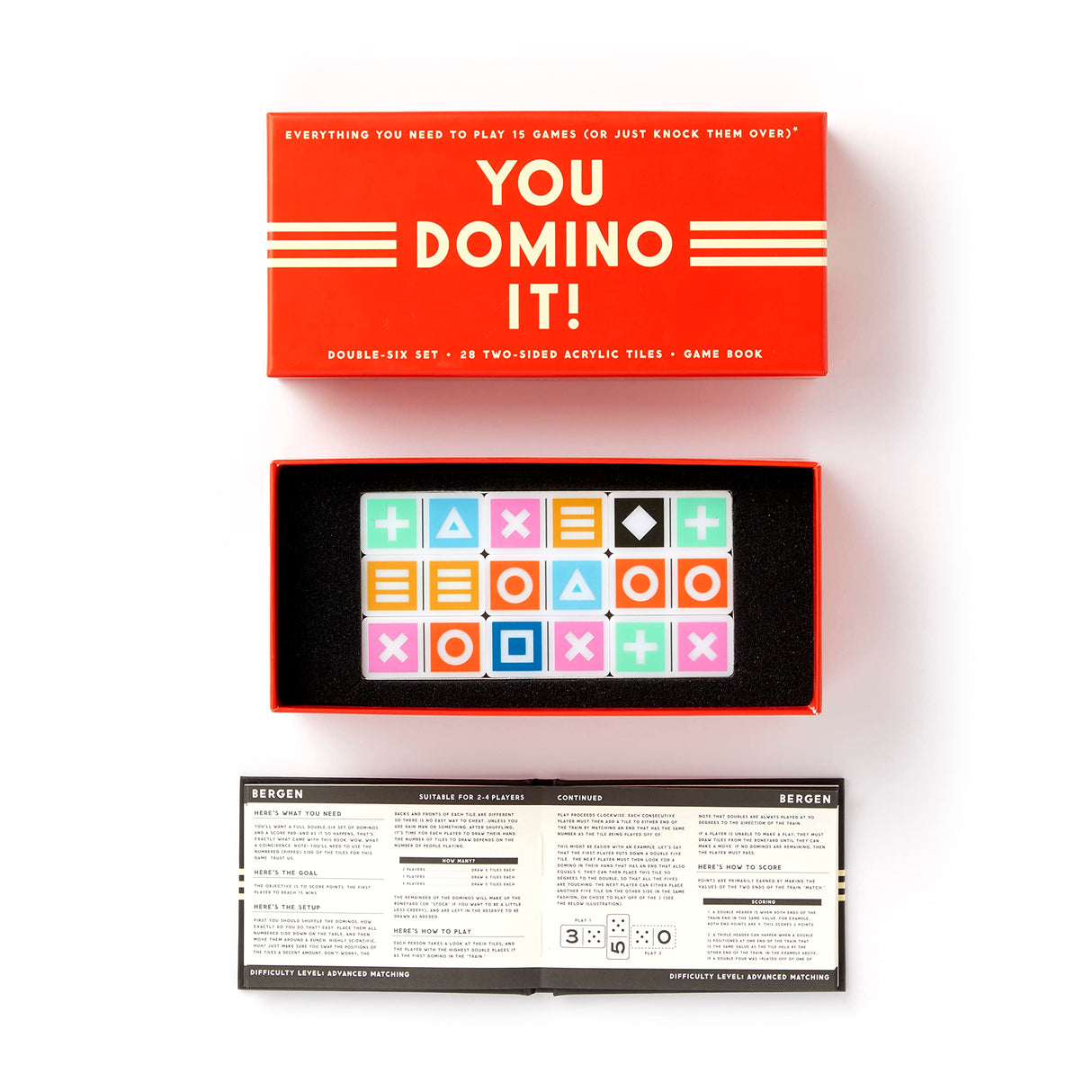 Brass Monkey You Domino It! Domino Game Set.