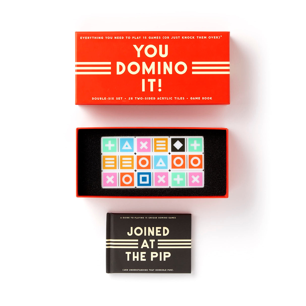 Brass Monkey You Domino It! Domino Game Set.