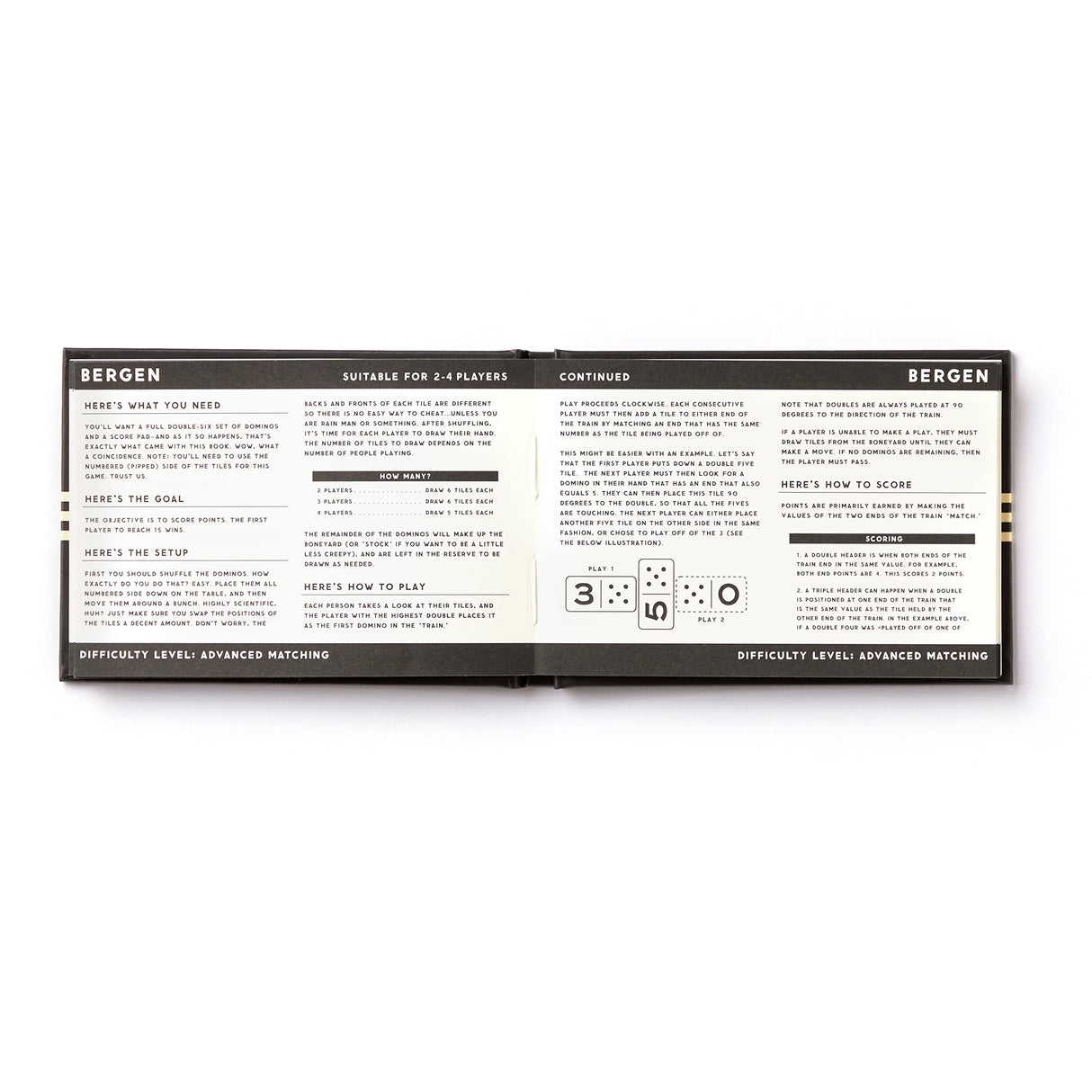 Brass Monkey You Domino It! Domino Game Set.