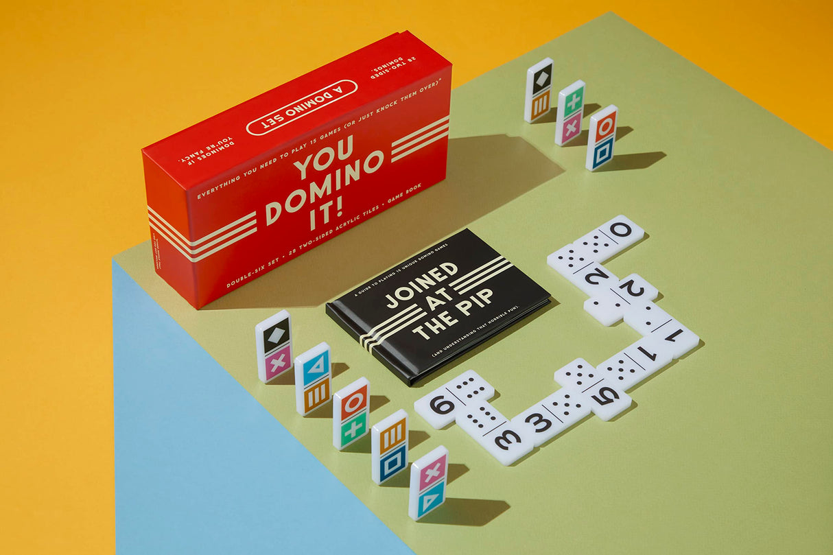 Brass Monkey You Domino It! Domino Game Set.