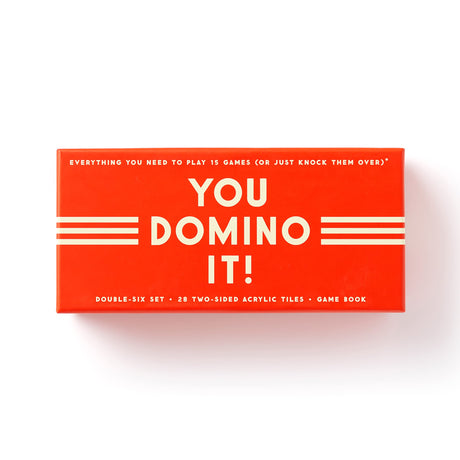 Brass Monkey You Domino It! Domino Game Set.