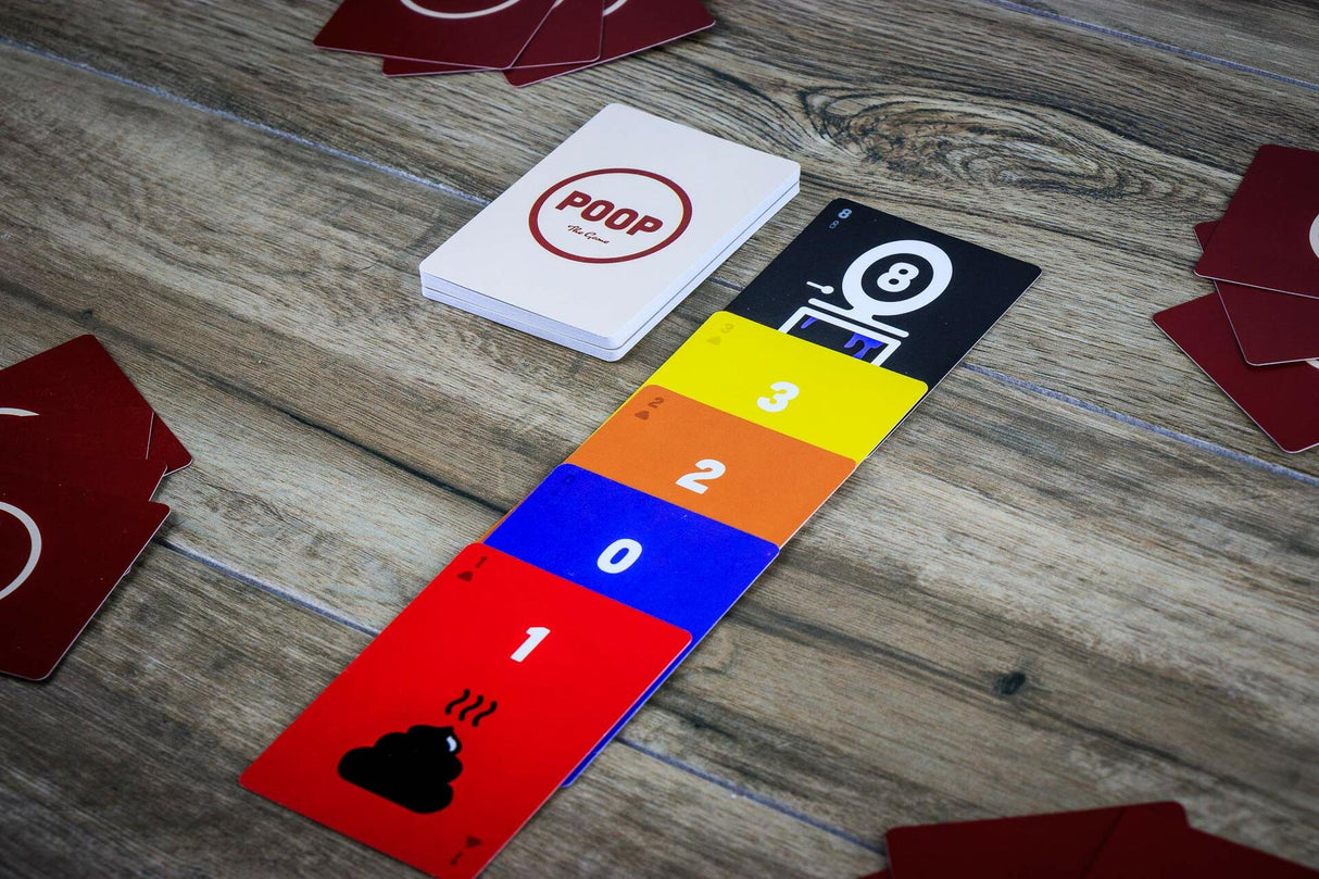 Breaking Games Poop The Game - Hilarious and Family-Friendly Card Game.