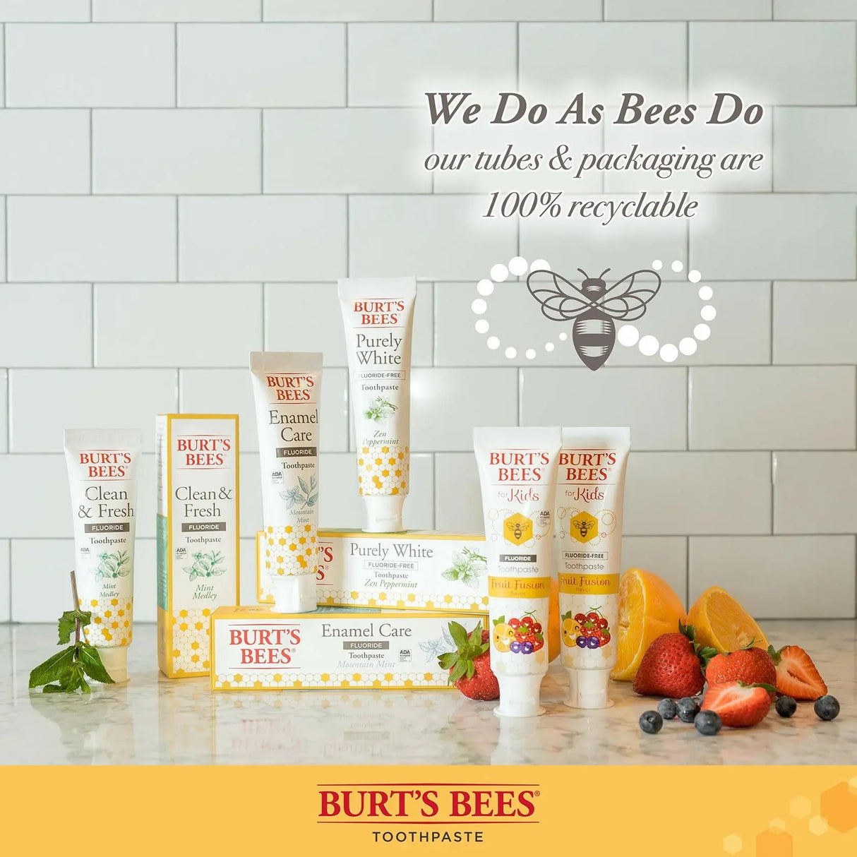 Burt's Bees Toothpaste - Charcoal with Fluoride, Mountain Mint, 4.7 oz