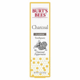 Burt's Bees Toothpaste - Charcoal with Fluoride, Mountain Mint, 4.7 oz