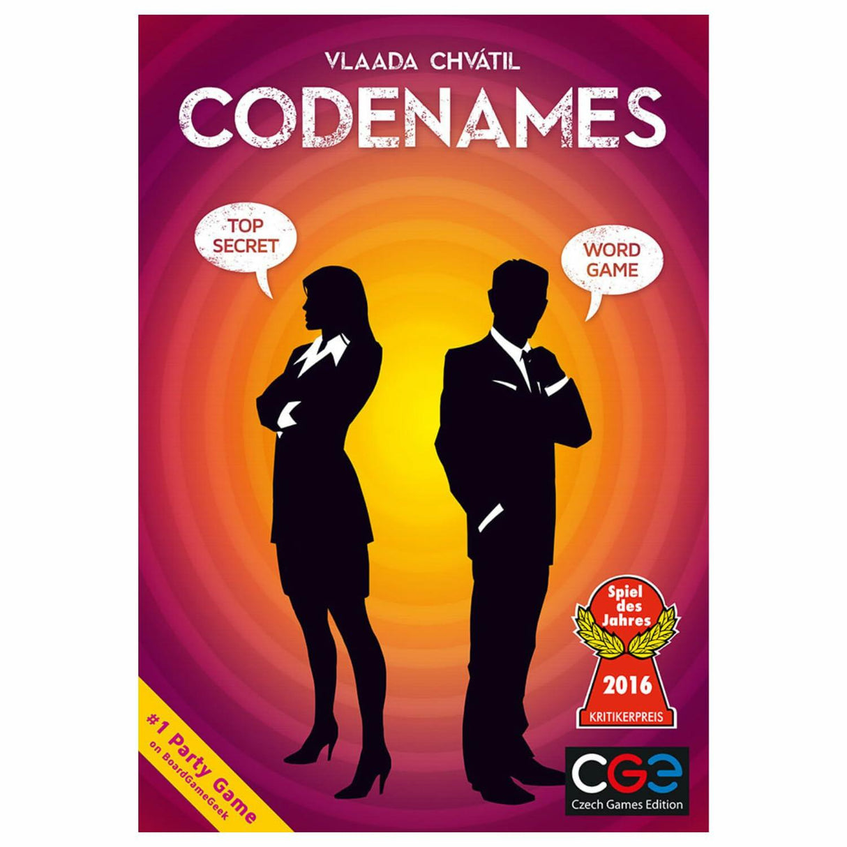 CGE Czech Games Edition Codenames Boardgame CGE Czech Games Edition
