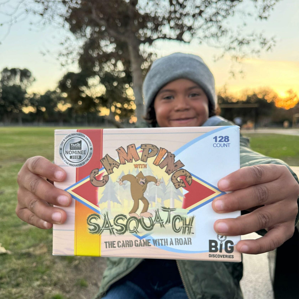 Camping with Sasquatch - Rummy Meets Slapjack Card Game.