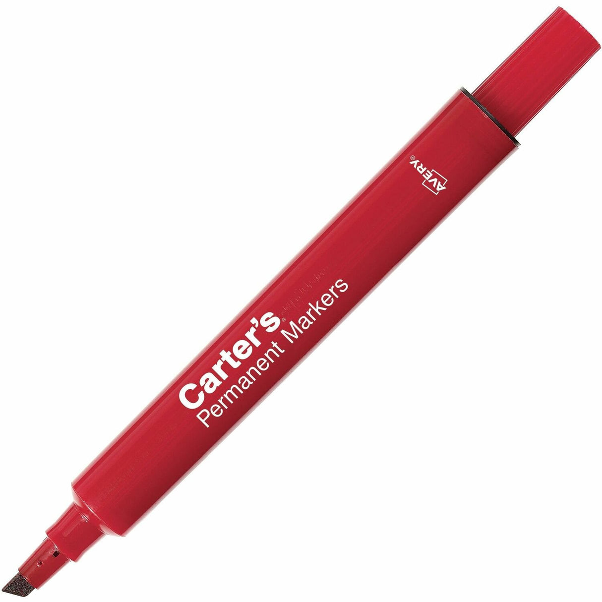 Carter's Permanent Markers - Large Chisel Point Marker - Red - 1 count.