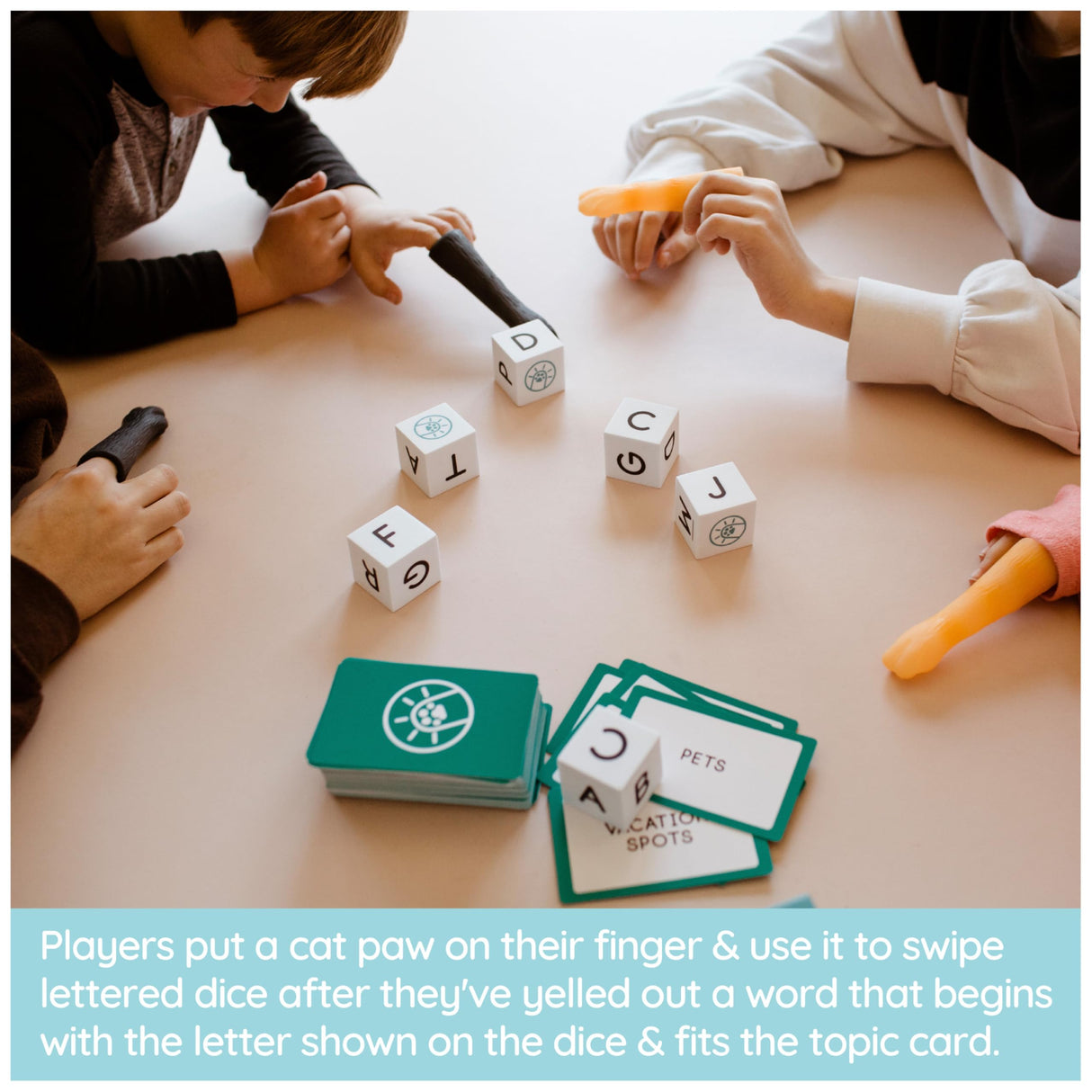 Cat-a-gories, Vocabulary Learning Dice Game.