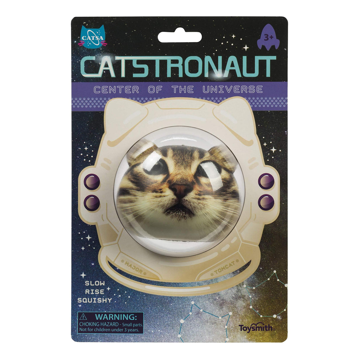 Catstronaut Slow-Rise Squishy Ball