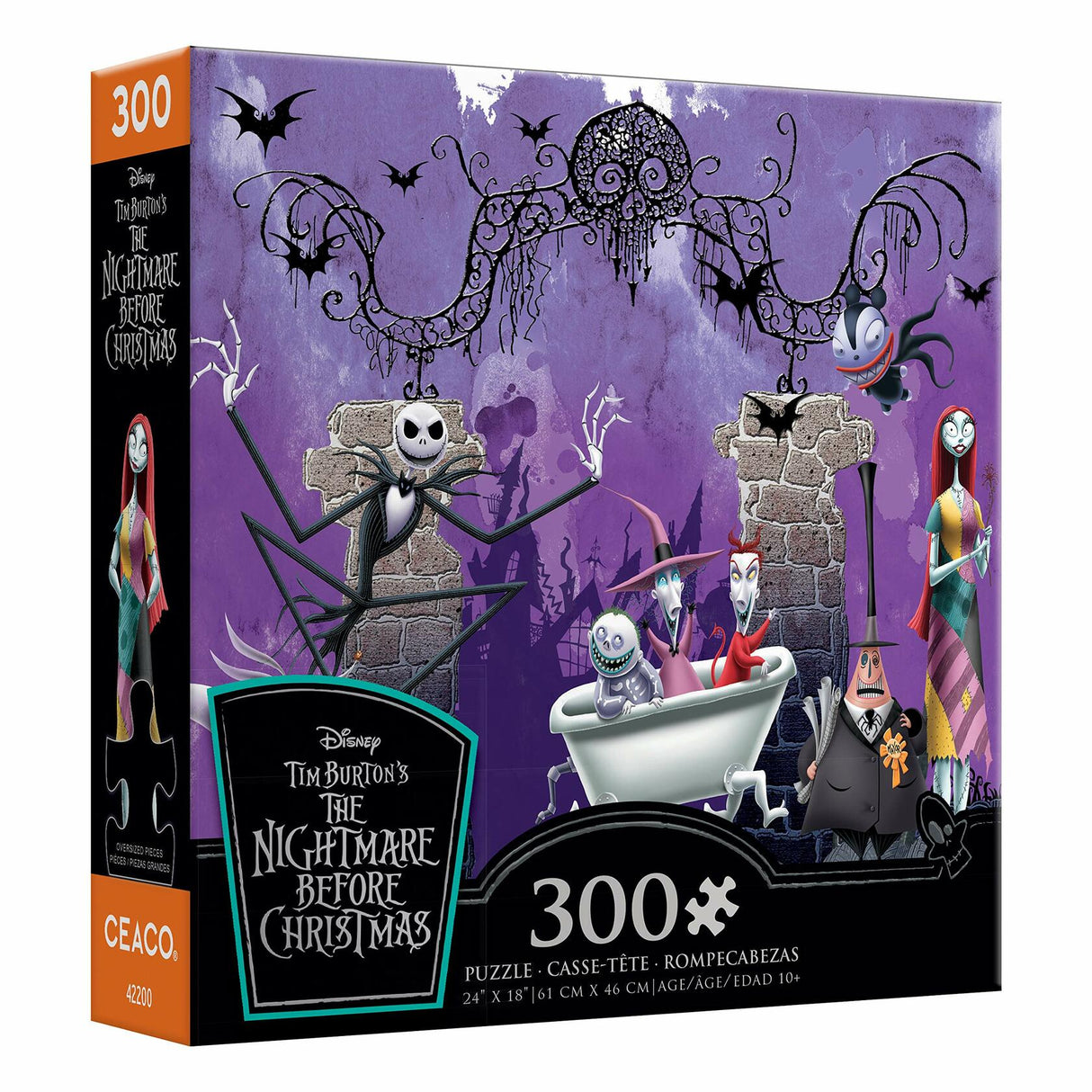 Ceaco - Nightmare Before Christmas - Bathtime Ghouls - 300 Piece Jigsaw Puzzle.