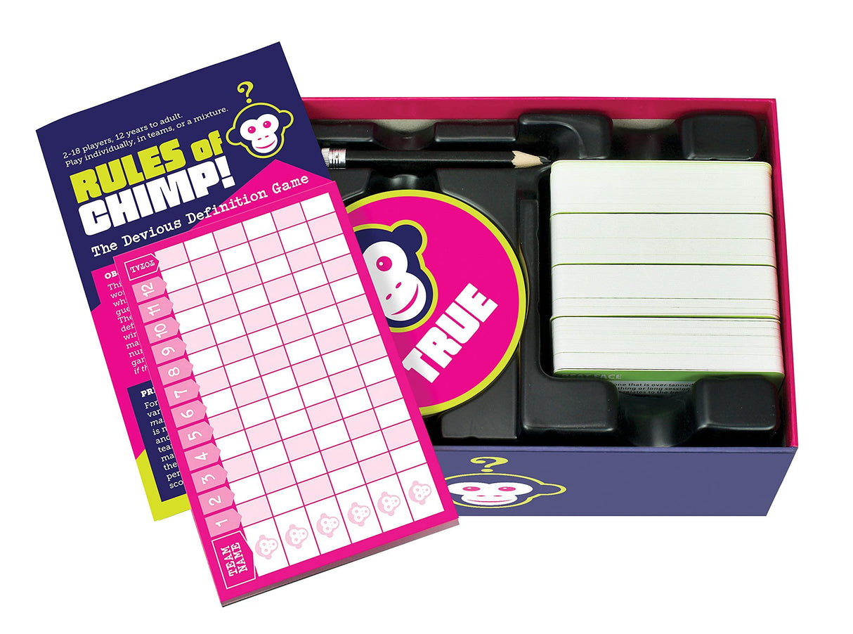 Cheatwell Games Chimp! The Devious Definition Game.