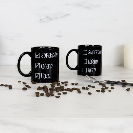 Checklist Superdad Heat Reveal Mug.