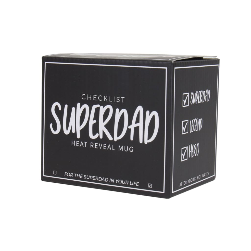 Checklist Superdad Heat Reveal Mug.