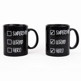 Checklist Superdad Heat Reveal Mug.