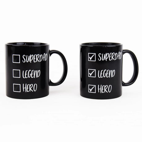 Checklist Superdad Heat Reveal Mug.