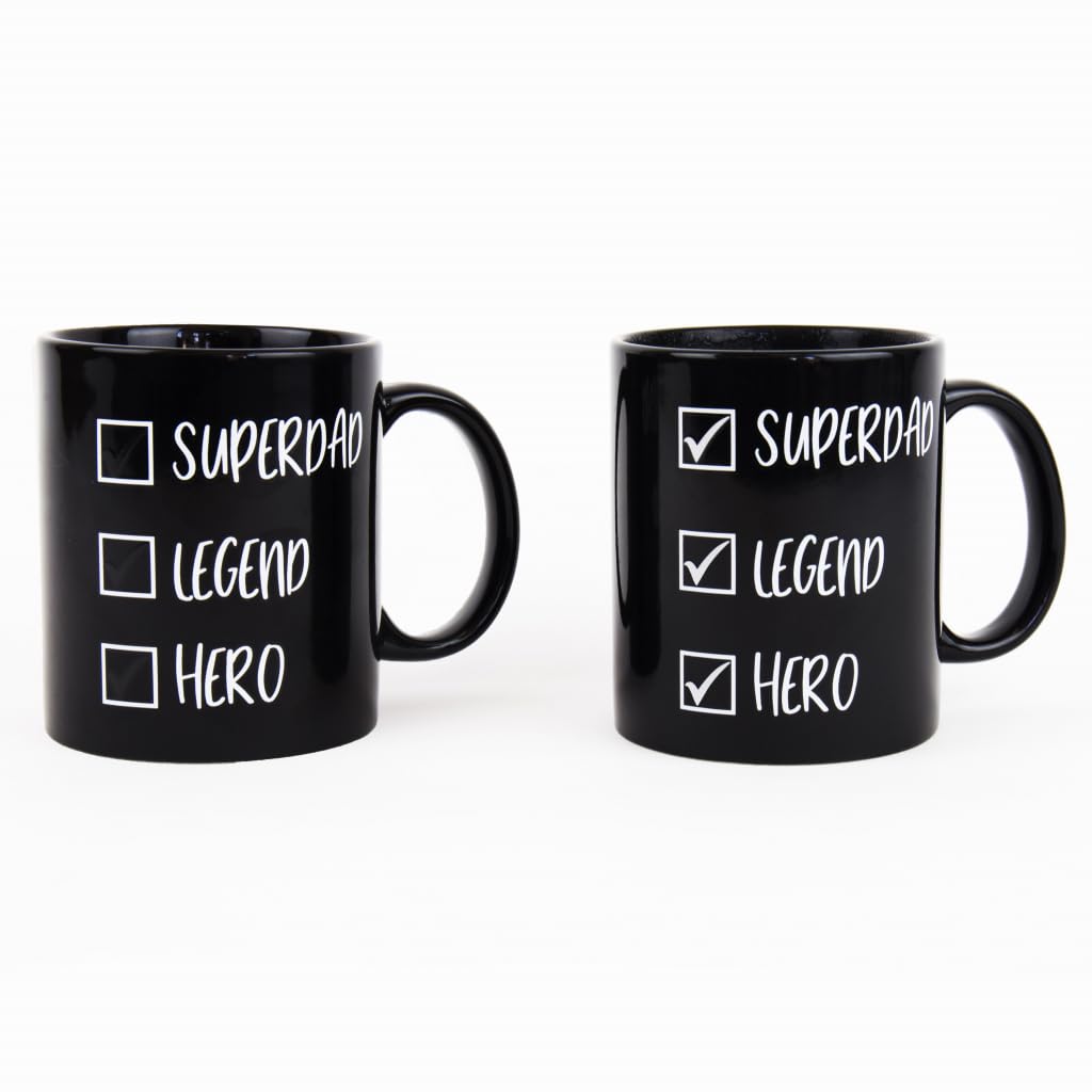 Checklist Superdad Heat Reveal Mug.