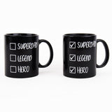 Checklist Superdad Heat Reveal Mug.