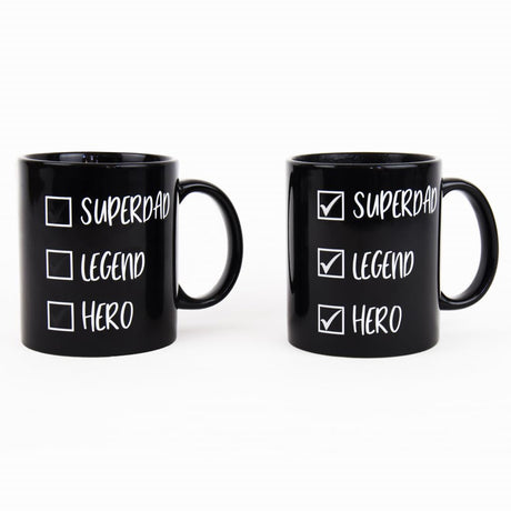 Checklist Superdad Heat Reveal Mug.