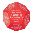 Christmas Conversation Starter Oversized Dice, Red.
